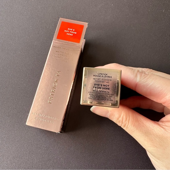 Patrick Ta matte suede lipstick in She's Not From Here - Picture 2 of 6